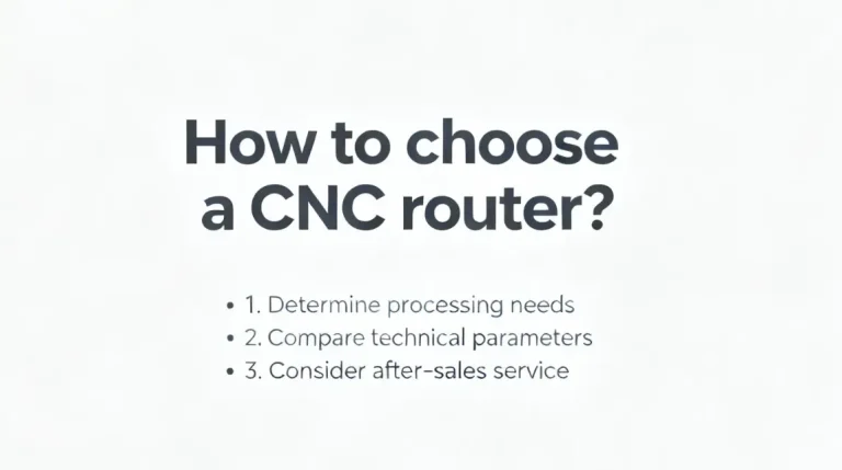 How to choose a CNC router