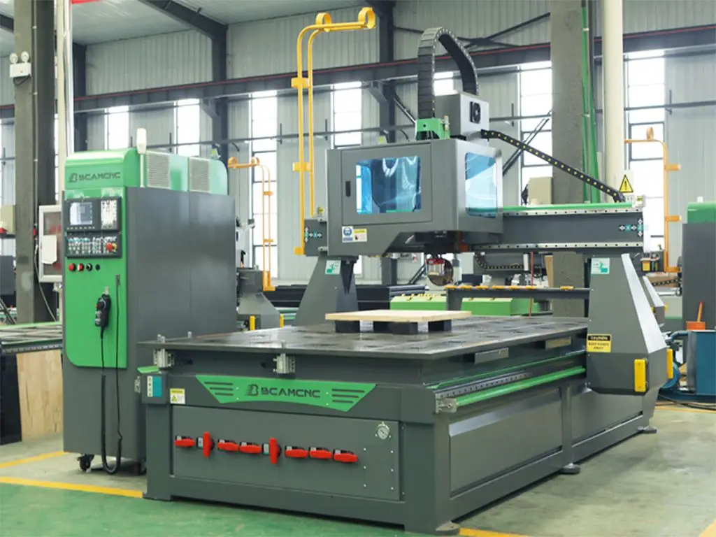 Industrial ATC CNC Router for Aluminum Cutting Right Side View